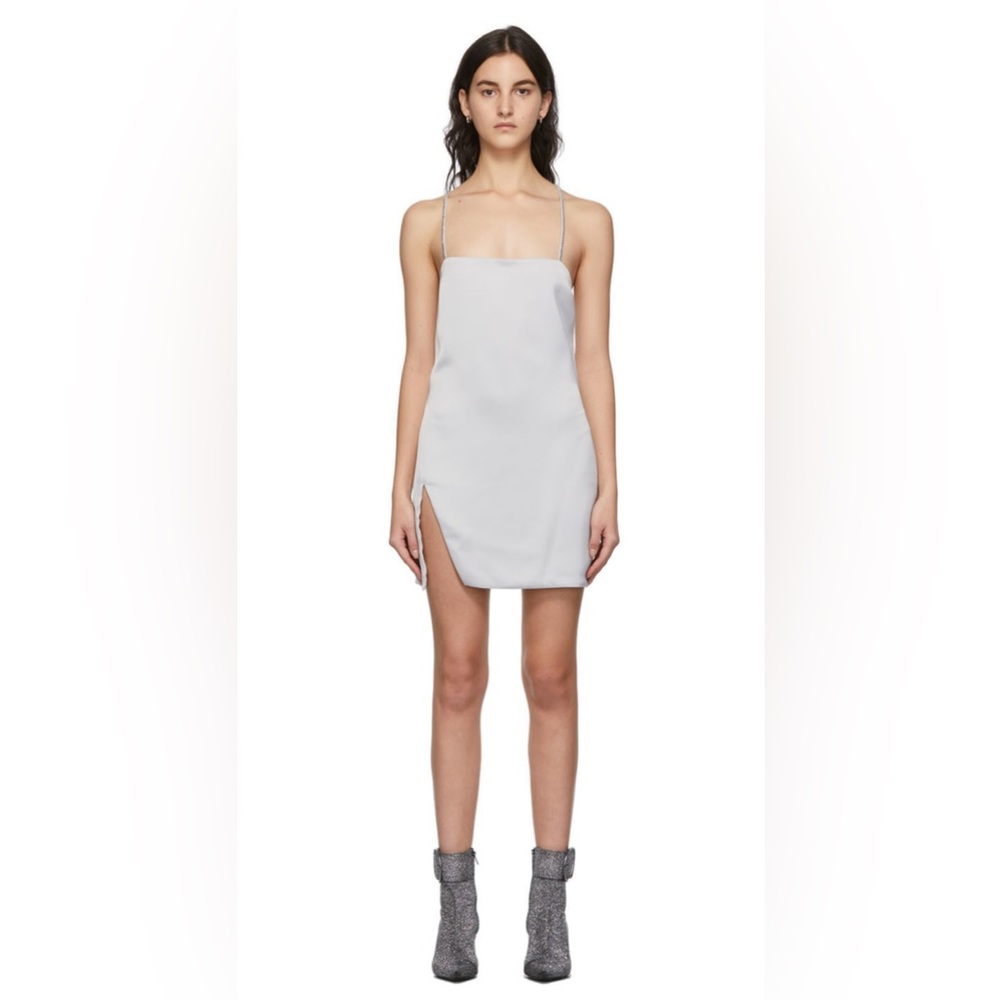 The Attico Silver ‘Fujiko’ Mini Dress Size 42 (Medium)